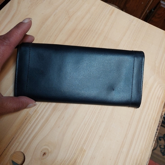 Vintage* Jordache Black Wallet Clutch - Picture 2 of 16